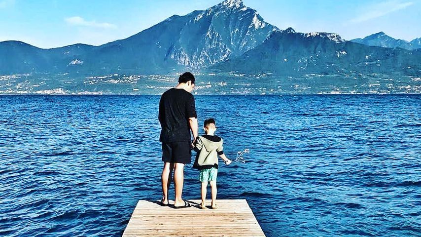 Erich Klann mit seinem Sohn Nikolas
