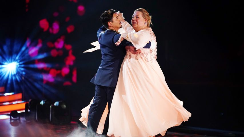 Erich Klann und Ilka Bessin während ihrer "Let's Dance"-Performance