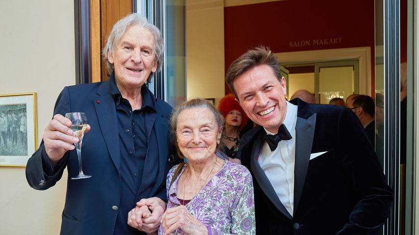 Erich Schleyer mit Freunden an seinem 80. Geburtstag
