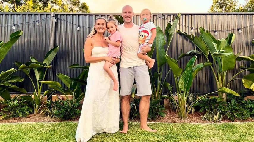 Erin Oudshoorn und ihre Familie, Dezember 2024