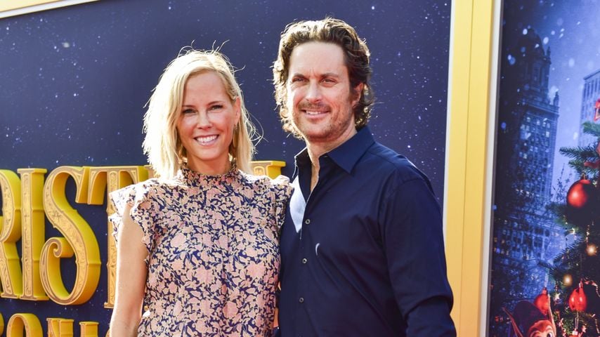 Oliver Hudson, Schauspieler, mit seiner Frau Erinn Bartlett