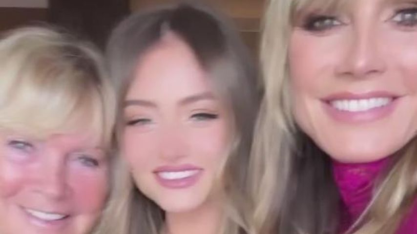 Erna, Leni und Heidi Klum im Oktober 2023