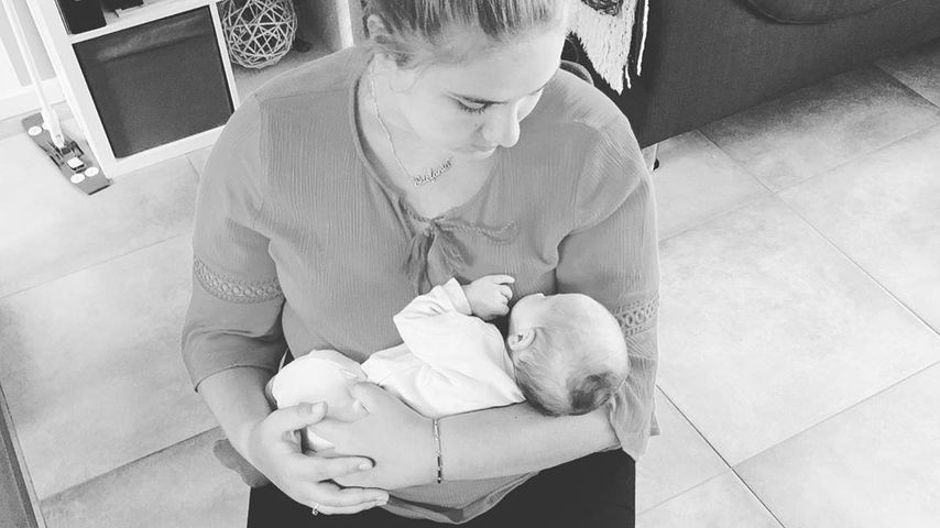 Estefania Wollny mit dem Baby von Sylvana