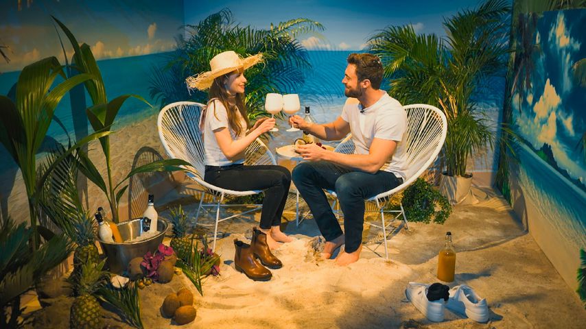 Esther Kobelt und Niko Griesert bei einem Bachelor-Date