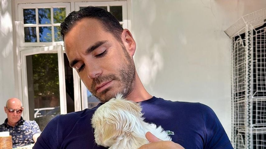 Étienne Bousquet-Cassagne mit seinem Hund George, November 2025