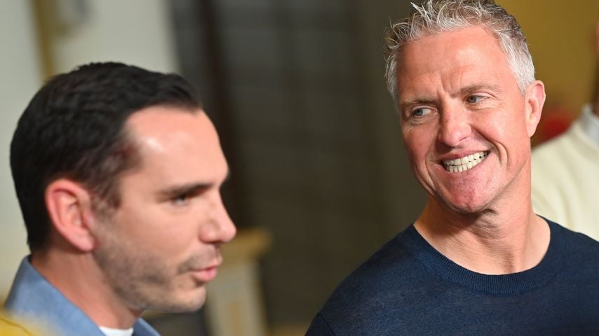 Étienne Bousquet-Cassagne und Ralf Schumacher, Sky Spotlight im Hotel Bayerischer Hof