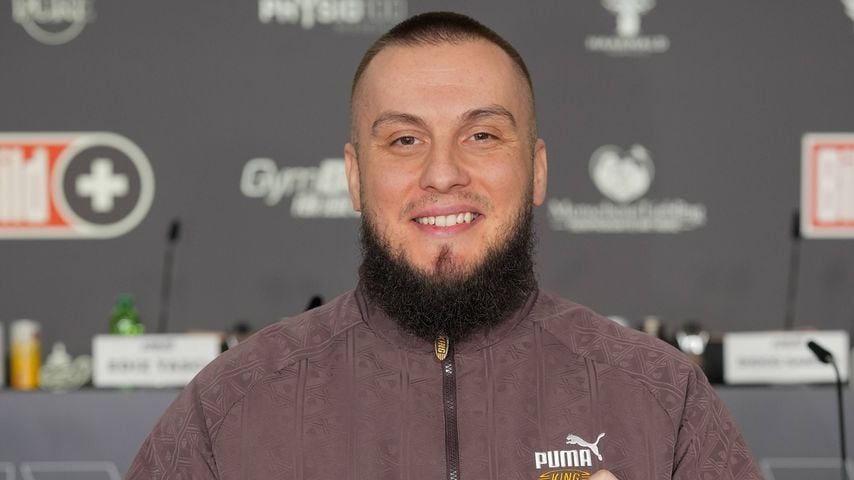 Eugen Lopez bei der Pressekonferenz zur vierten Ausgabe von Fame Fighting – Promiboxen im Atlantic Hotel Essen