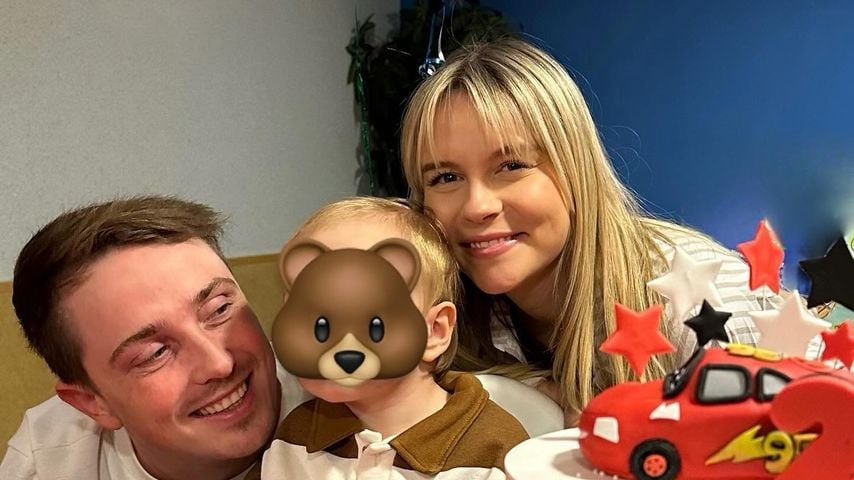 Eugen, Nelio und Dagi Bee an seinem 2. Geburtstag