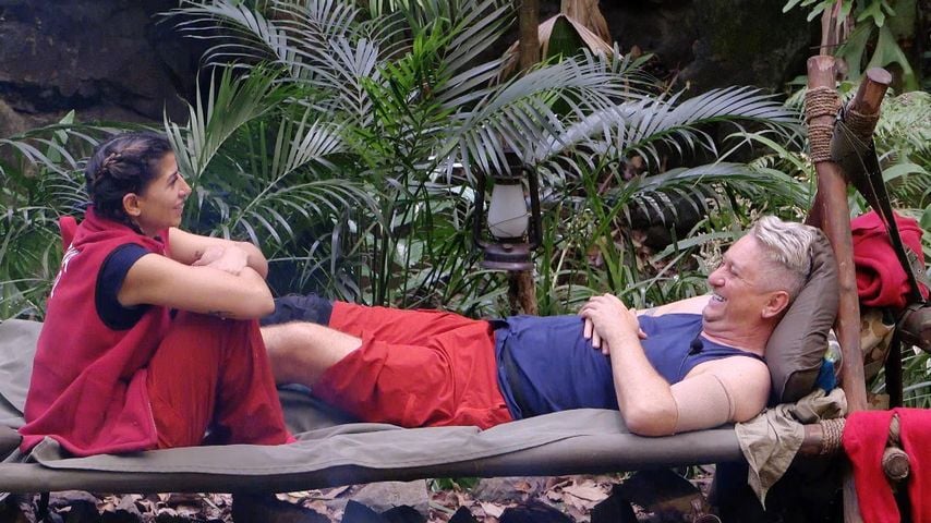 Eva Benetatou und Hubert Fella im Dschungelcamp 2026