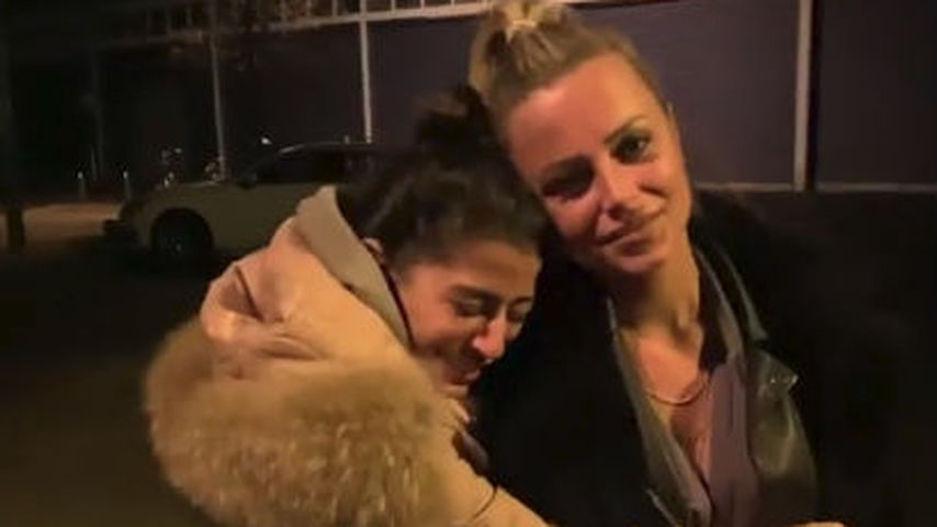 Eva Benetatou und Jade Übach beim "Big Brother"-Auszug