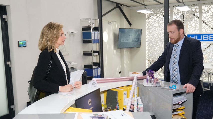 Eva (Claudelle Deckert) und Tobias (Patrick Müller) bei "Unter uns"
