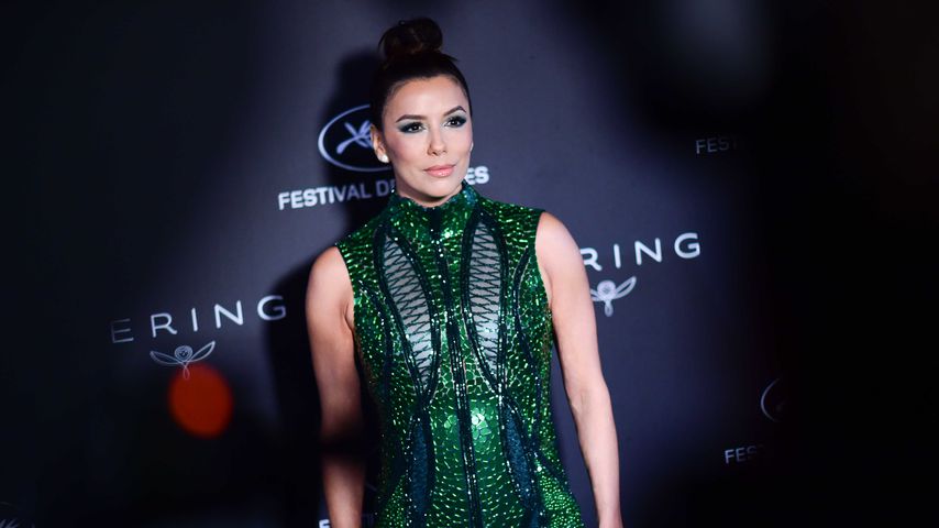 Eva Longoria mit fast durchsichtigem Kleid bei Dinner-Event