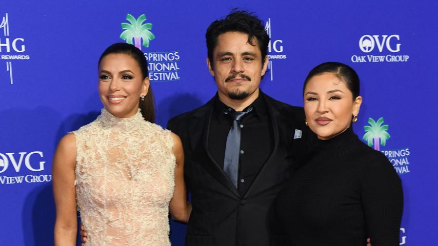 Eva Longoria, Jesse Garcia und Annie Gonzalez im Januar 2024