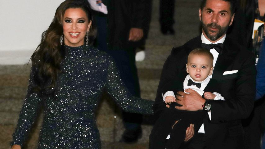 Eva Longoria, Jose Bastón und ihr Sohn Santiago Enrique