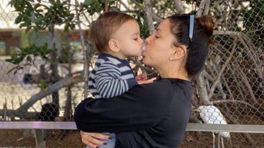 Eva Longoria und ihr Sohn Santiago, Dezember 2019