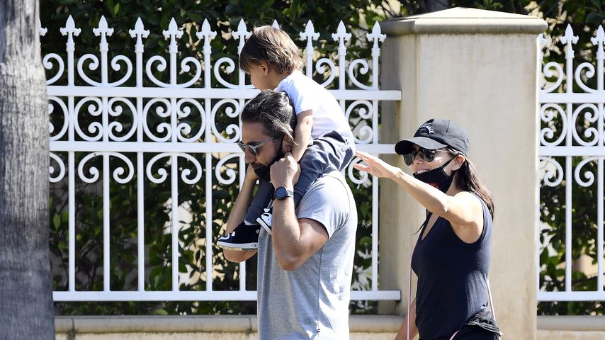 Eva Longoria mit ihrem Mann José und Sohnemann Santiago