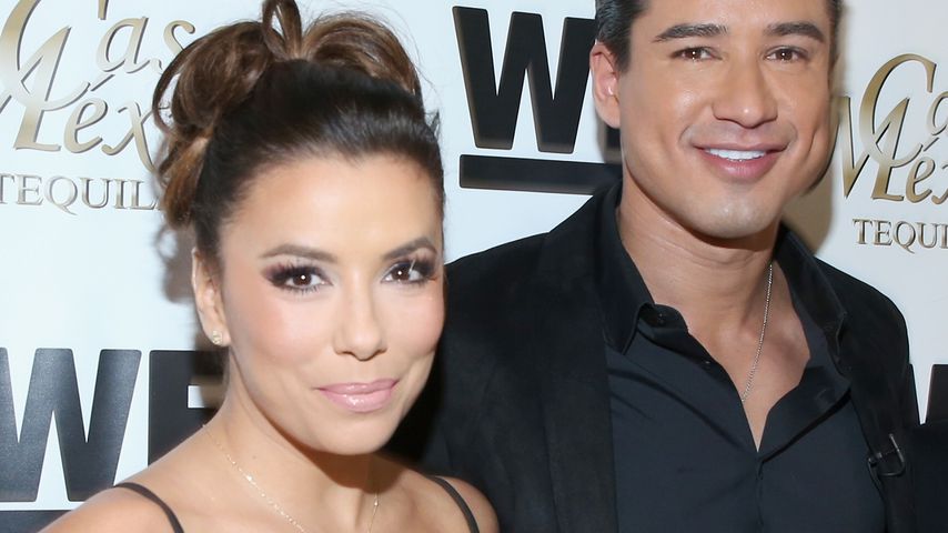 Eva Longoria und Mario Lopez bei einem Event in Hollywood im November 2015