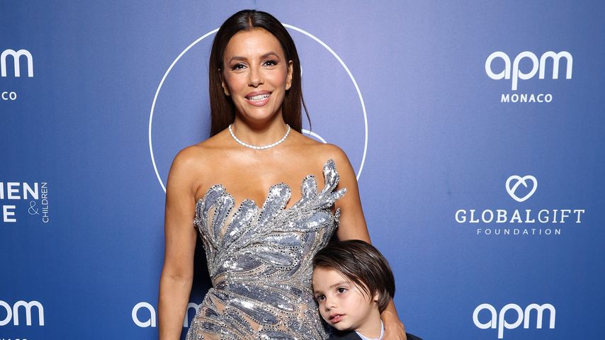 Eva Longoria mit ihrem Sohn Santiago