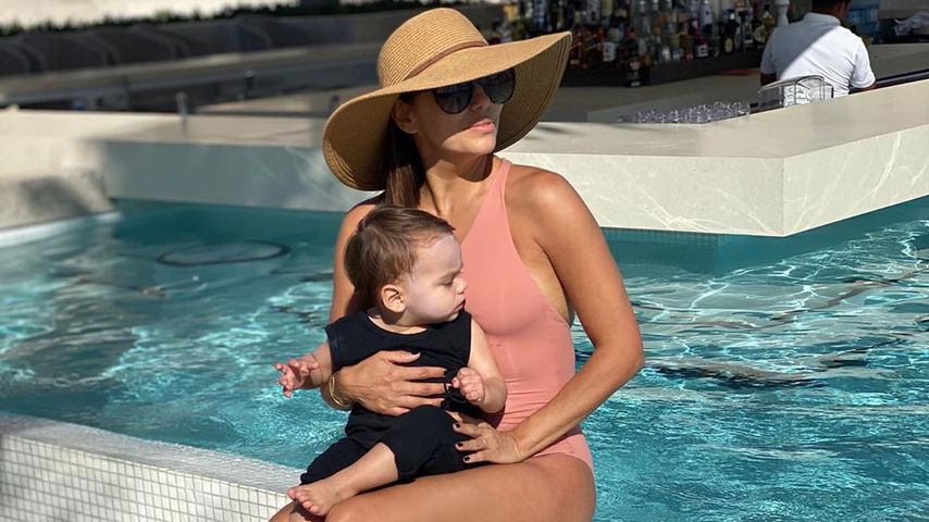 Eva Longoria und Sohn Santiago Enrique Bastón, Januar 2020
