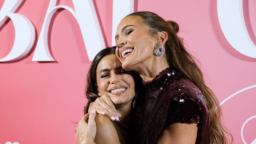 Eva Longoria und Vitaa im Oktober 2025 in Monaco