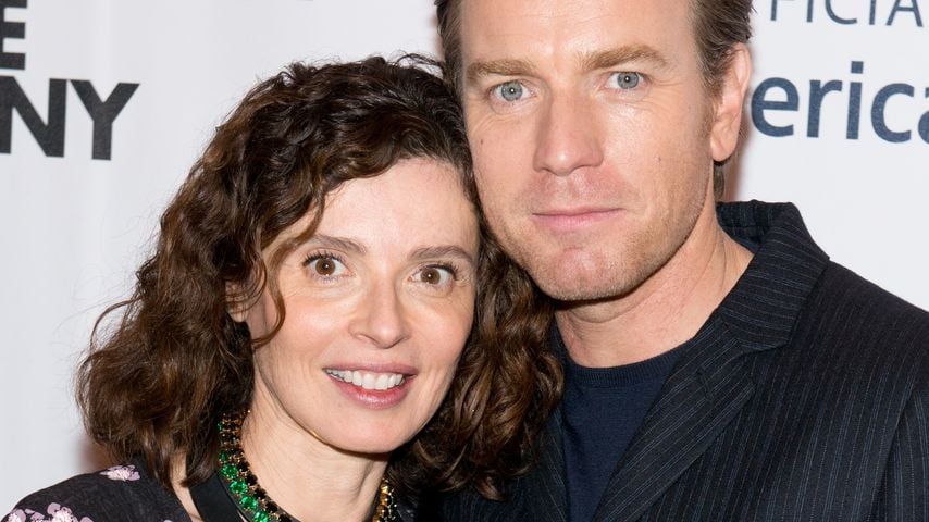 Eve Mavrakis und Ewan McGregor bei der Premiere von "The Real Thing" in New York, Oktober 2014