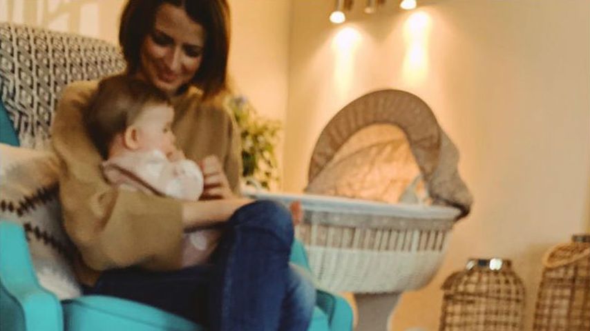 Eva Padberg und ihre Tochter im Oktober 2019