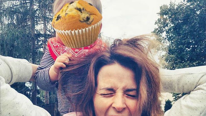 Eva Padberg und ihre Tochter im September 2019