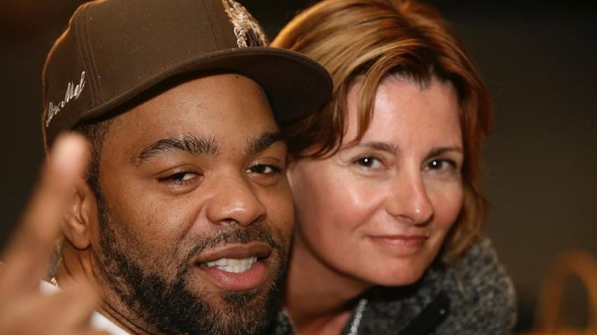Eva Ries mit dem Rapper Method Man, Mitglied des Wu-Tang Clans, 2007