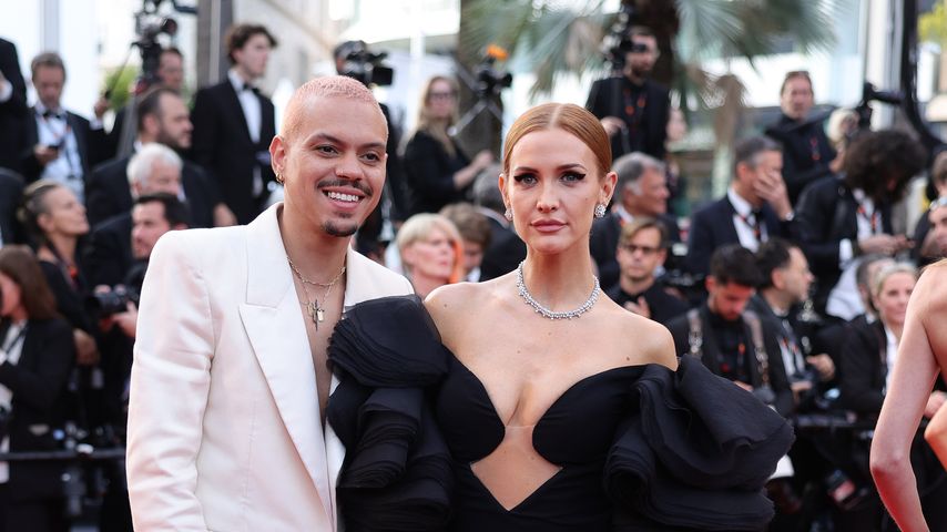 Evan Ross und Ashlee Simpson bei den Filmfestspielen in Cannes, 2023