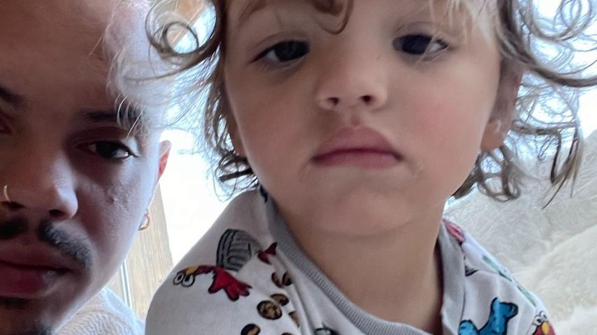 Evan Ross und sein Sohn Ziggy Blu Ross im Oktober 2022