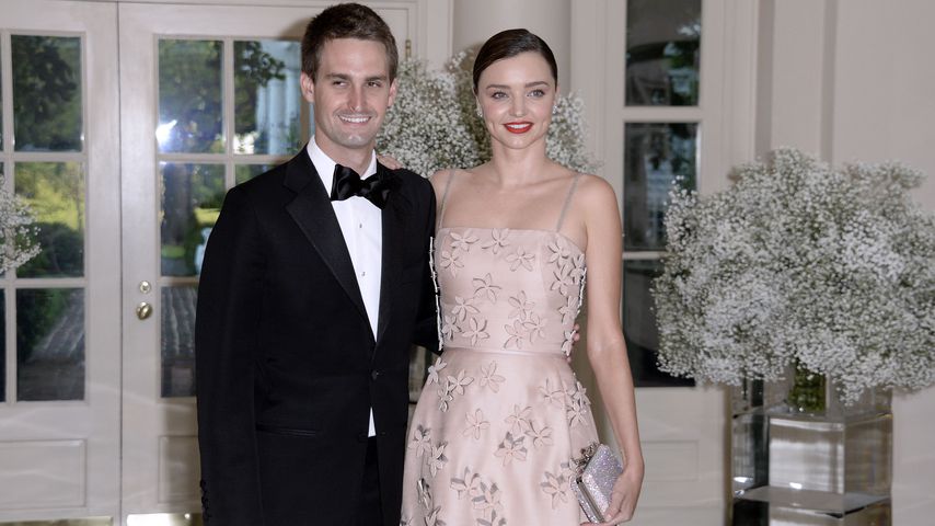 Evan Spiegel und Miranda Kerr