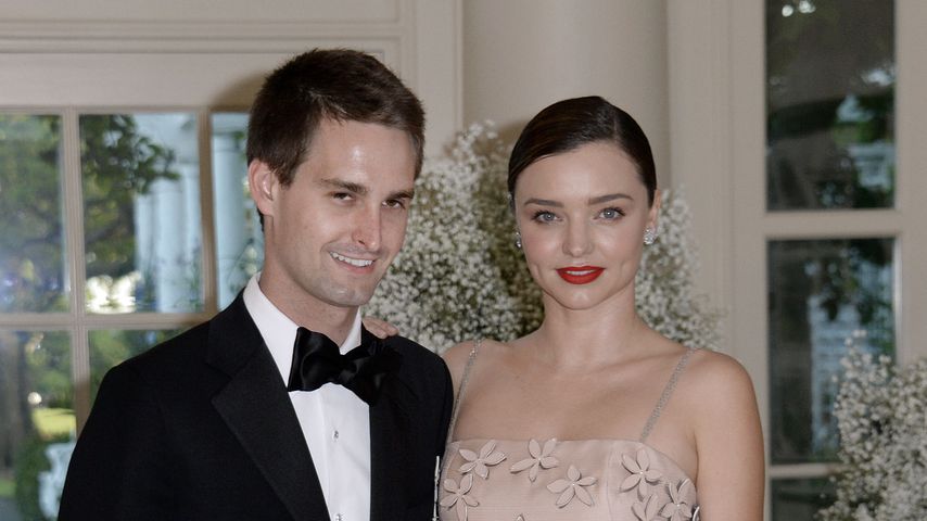 Evan Spiegel und Miranda Kerr