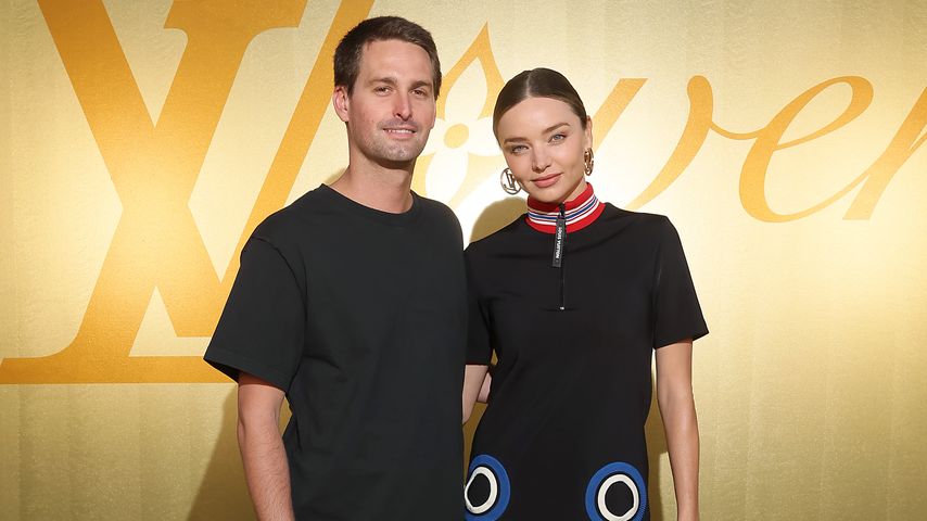 Cool! Evan Spiegel und Miranda Kerr strahlen bei Fashionshow