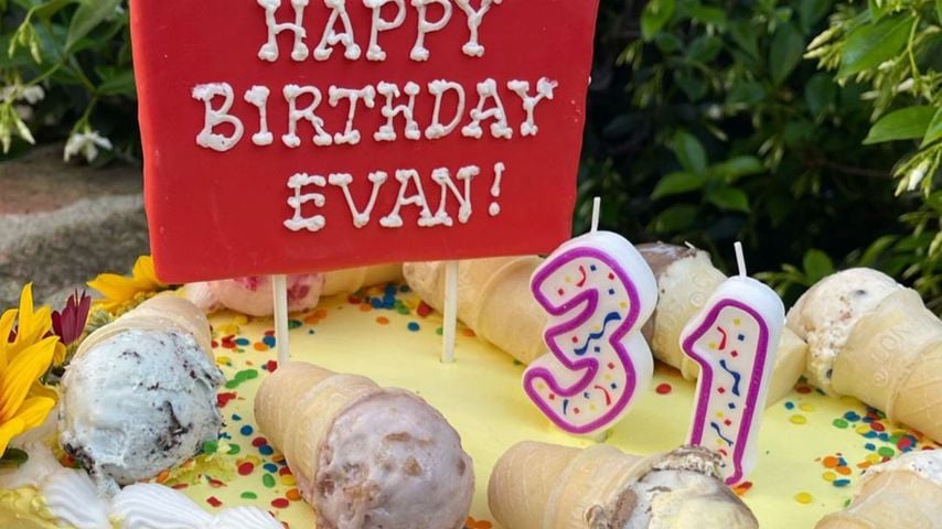 Evan Spiegels Geburtstagstorte