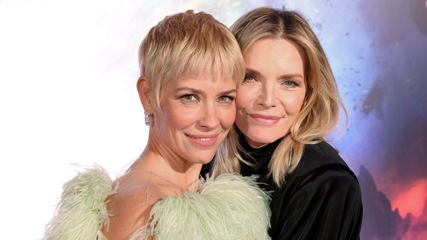 Evangeline Lilly und Michelle Pfeiffer auf der "Ant-Man:3"-Weltpremiere in Los Angeles, Februar 2023