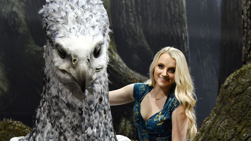 Evanna Lynch bei der Eröffnung des Verbotenen Waldes in der Warner Bros. Studio Tour London