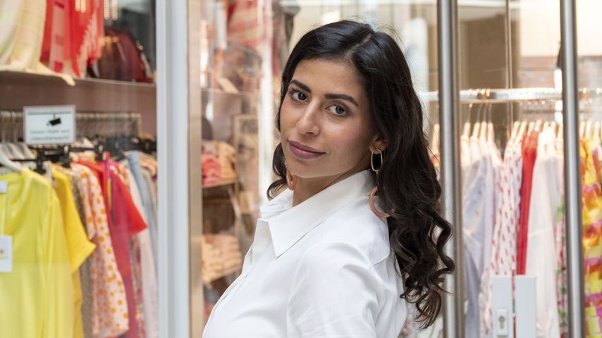 Evanthia Benetatou bei einer Store-Eröffnung, 2020