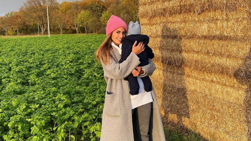 Evanthia Benetatou mit ihrem Sohn George Angelos