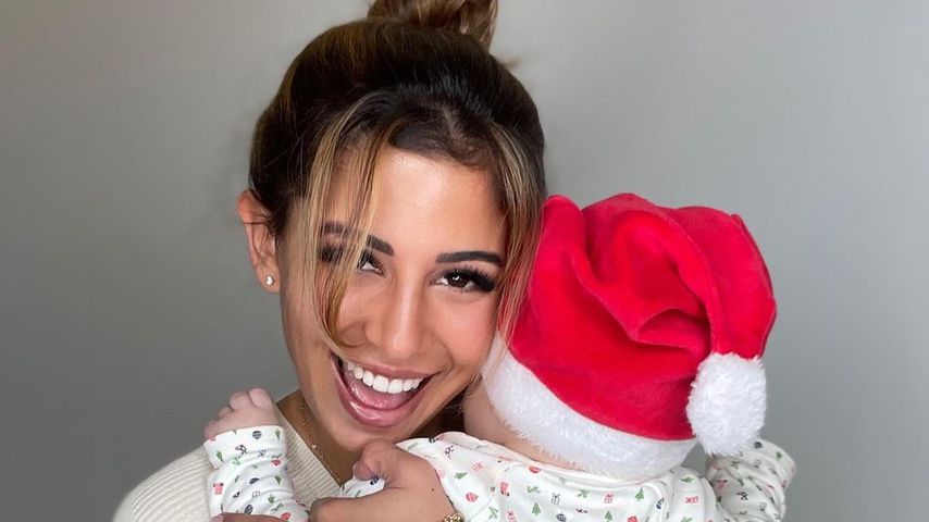 Evanthia Benetatou mit ihrem Sohn