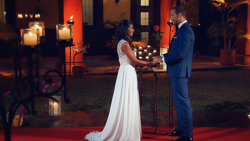 Evanthia Benetatou und Andrej Mangold im Bachelor-Finale 2019