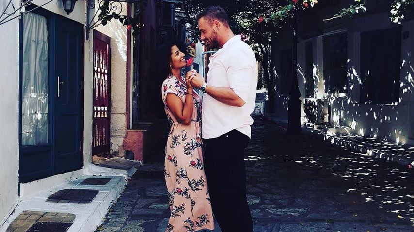 Evanthia Benetatou und Freund Chris in Griechenland
