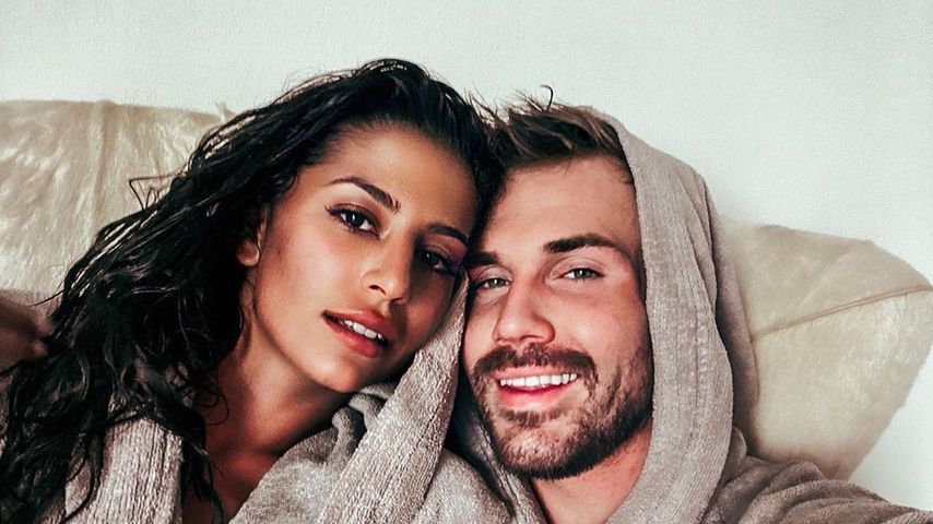 Evanthia Benetatou und ihr Verlobter Chris im Dezember 2019