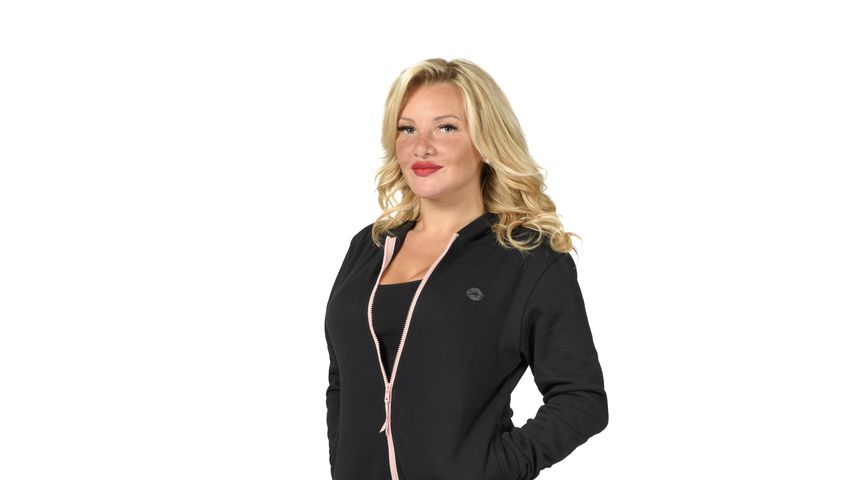 Evelyn Burdecki in ihrer Netto-Kollektion