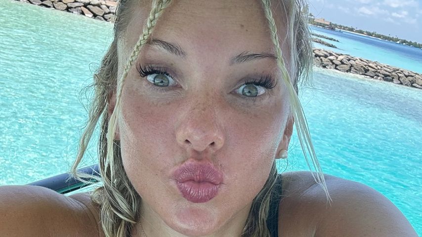 Evelyn Burdecki im Urlaub