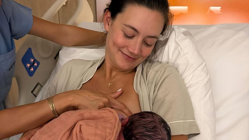Evelyn Selke und ihr neues Baby