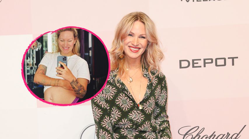 22. Schwangerschaftswoche: Evelyn Weigert zeigt Babybauch