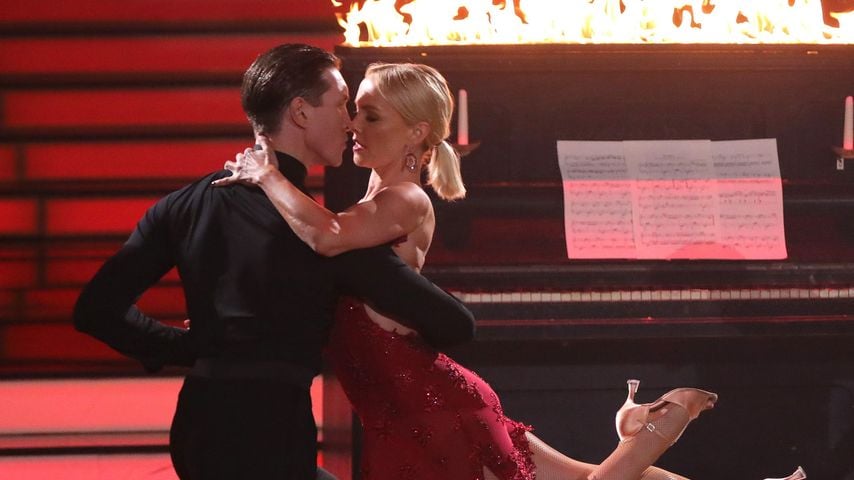 Evgeny Vinokurov und Janin Ullmann bei "Let's Dance"