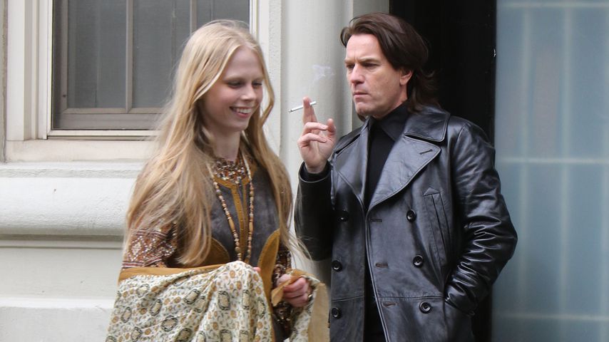 Ewan McGregor am Set von "Simply Halston", Februar 2020