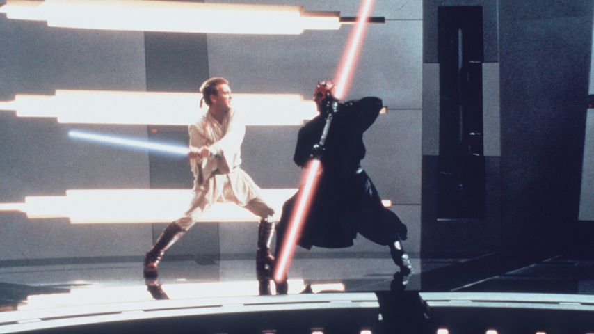 Ewan McGregor und Ray Park in "Star Wars: Episode I – Die dunkle Bedrohung"