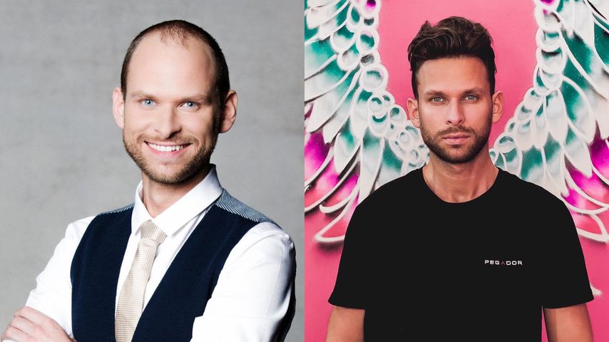 Ex-Bachelorette-Kandidat Julian Sawatzki mit und ohne Haarteil